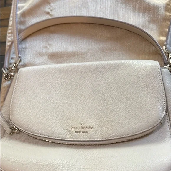 Kate Spade Run Around Large Flap Crossbody with Bonus Shoulder Stap. - Picture 3 of 12